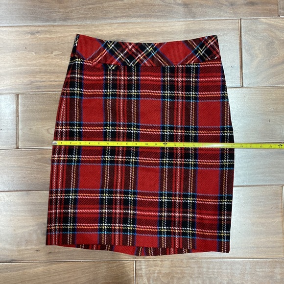 NWOT L.L. Bean women's size 6 wool plaid skirt - Picture 5 of 9